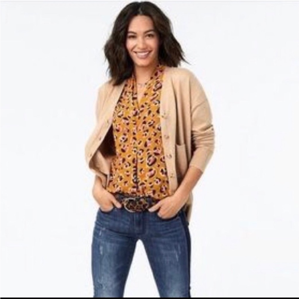 CABI #3792 Prowl Top Leopard Print Size S